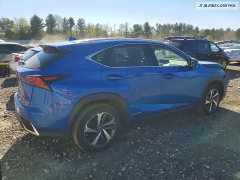 JTJBJRBZXJ2081906 — 2018 Lexus NX, foto 3 de Copart, Parte delantera