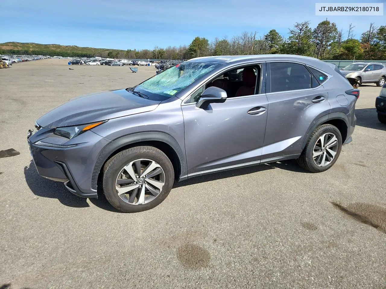 2019 Lexus Nx 300 Base VIN JTJBARBZ9K2180718 фото 1