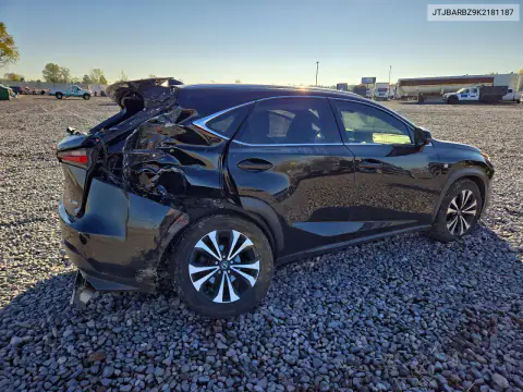 JTJBARBZ9K2181187 — 2019 Lexus NX, photo 3 from Copart, Front end