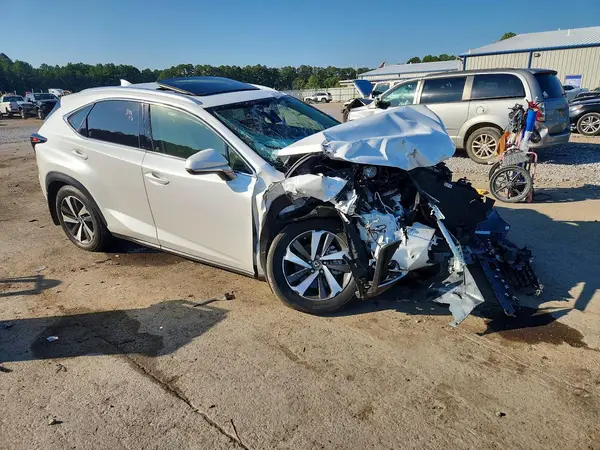 JTJGARBZ9M5020653 — 2021 Lexus NX, photo 4 from Copart, Front end