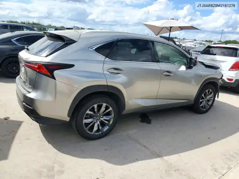JTJSARBZ8M2181278 — 2021 Lexus NX, фото 3 с аукциона Copart, Передняя часть