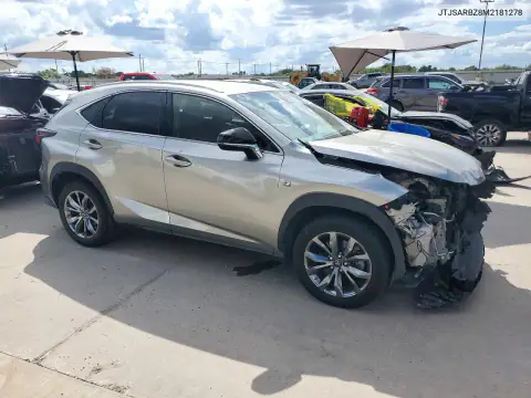 JTJSARBZ8M2181278 — 2021 Lexus NX, фото 4 с аукциона Copart, Передняя часть