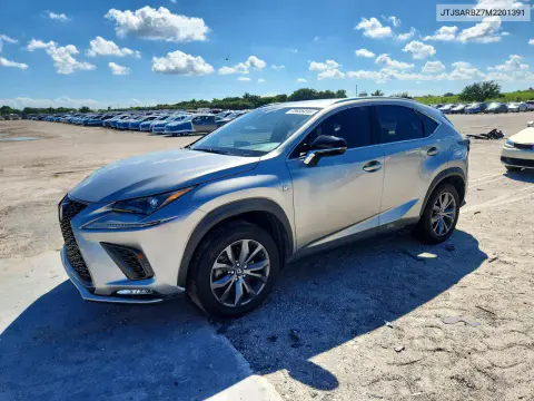 2021 Lexus Nx 300 F Sport VIN JTJSARBZ7M2201391 фото 1