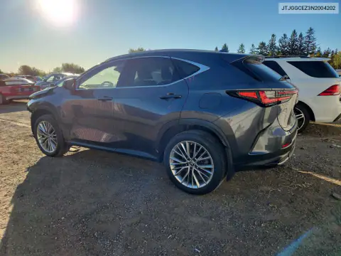 JTJGGCEZ3N2004202 — 2022 Lexus NX, foto 2 de Copart 27.10.2026, Parte delantera