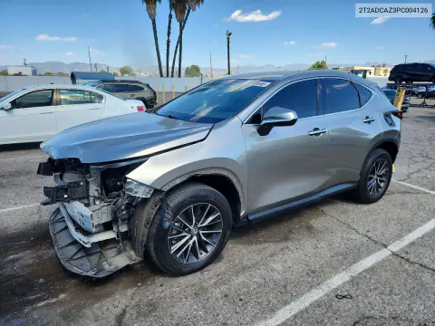 2T2ADCAZ3PC004126 — 2023 Lexus NX, Передняя часть, фото до ремонта