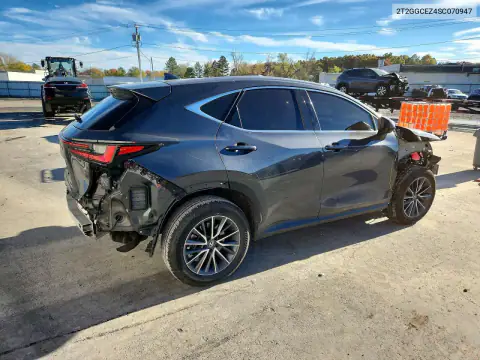 2T2GGCEZ4SC070947 — 2025 Lexus NX, photo 3 from Copart, Front end