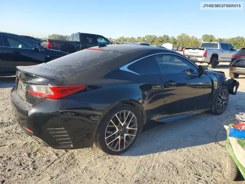 2015 Lexus Rc 350 VIN JTHSE5BC2F5005015 фото 3