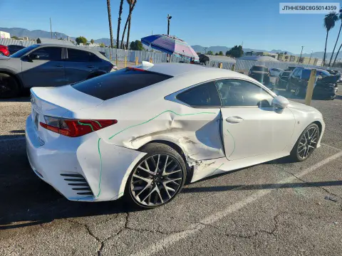 2016 Lexus Rc 350 VIN JTHHE5BC8G5014359 фото 3