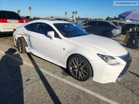 2016 Lexus Rc 350 VIN JTHHE5BC8G5014359 фото 4
