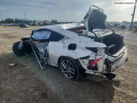2019 Lexus Rc 300 VIN JTHHA5BC7K5009027 фото 2