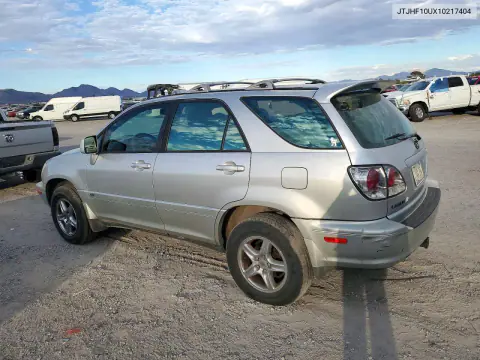 2001 Lexus Rx 300 VIN JTJHF10UX10217404 фото 2