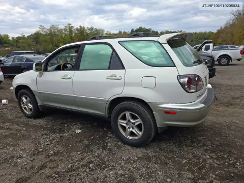 JTJHF10U910205034 — 2001 Lexus RX, photo 2 from Copart, Minor dents and scratches