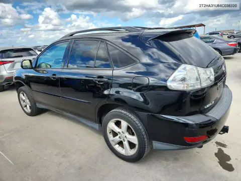 2T2HA31U84C038330 — 2004 Lexus RX, photo 2 from Copart, Front end