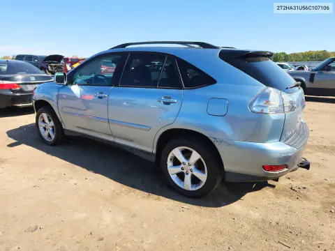 2T2HA31U56C107106 — 2006 Lexus RX, photo 2 from Copart, Front end
