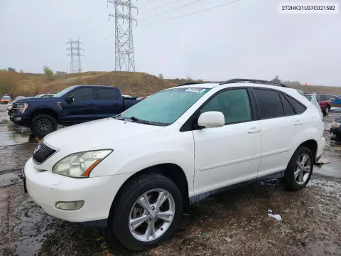 2T2HK31U37C021582 — 2007 Lexus RX, Передняя часть, фото до ремонта