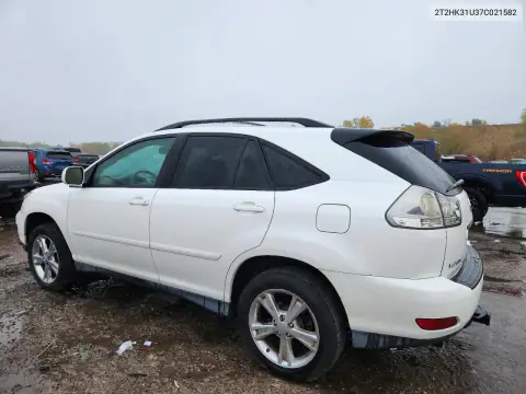 2T2HK31U37C021582 — 2007 Lexus RX, photo 2 from Copart, Front end
