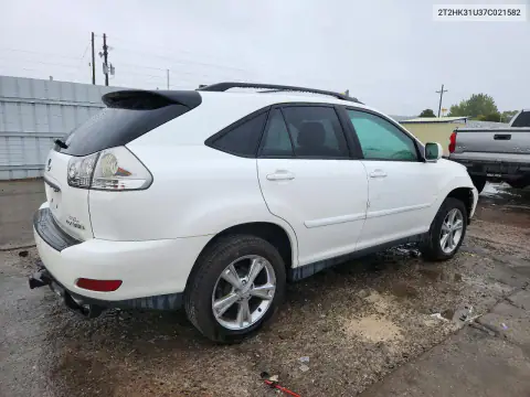 2T2HK31U37C021582 — 2007 Lexus RX, photo 3 from Copart, Front end