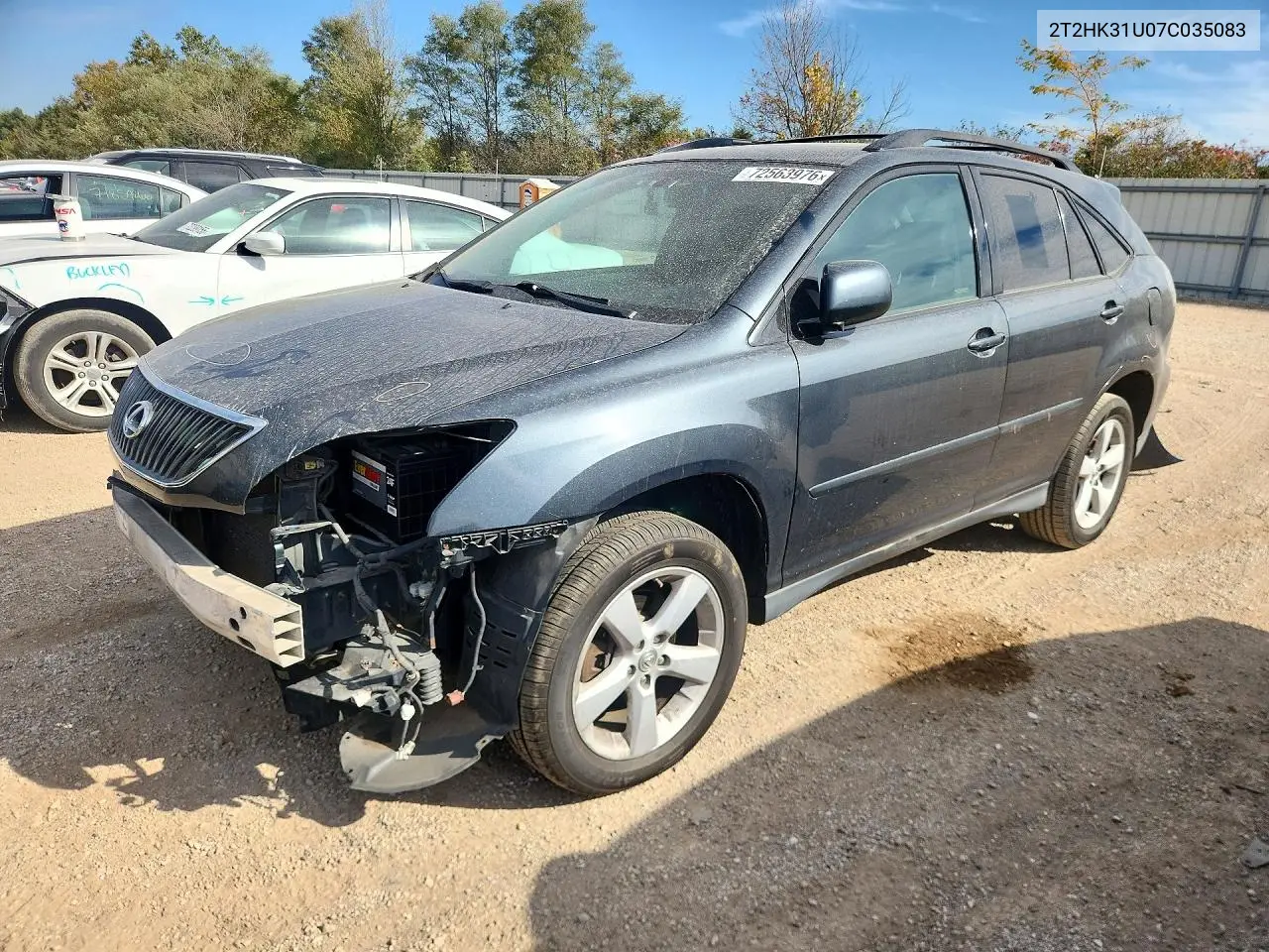 2007 Lexus Rx 350 VIN 2T2HK31U07C035083 фото 1