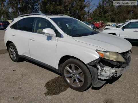JTJBK1BA6A2416507 — 2010 Lexus RX, photo 4 from Copart 20.10.2026, Front end
