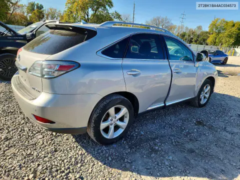 2010 Lexus Rx 350 VIN 2T2BK1BA4AC034573 фото 3