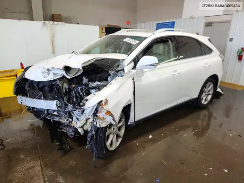 2010 Lexus Rx 350 VIN 2T2BK1BA8AC009434 фото 1