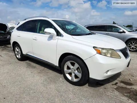 2010 Lexus Rx 350 VIN 2T2BK1BA2AC011809 фото 4