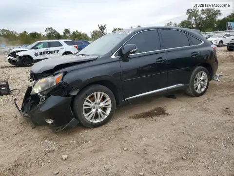 2010 Lexus Rx 450H VIN JTJZB1BA1A2000816 фото 1