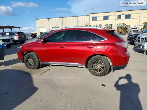 2T2BK1BA8AC056737 — 2010 Lexus RX, фото 2 с аукциона Copart, Передняя часть