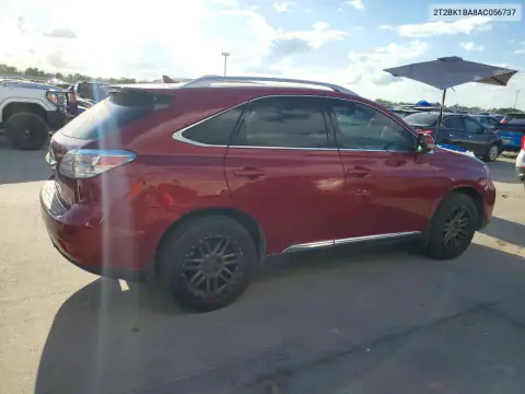 2T2BK1BA8AC056737 — 2010 Lexus RX, фото 3 с аукциона Copart, Передняя часть