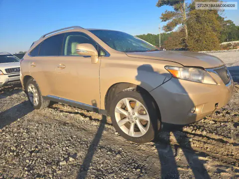 2010 Lexus Rx 350 VIN 2T2ZK1BA3AC004320 фото 4