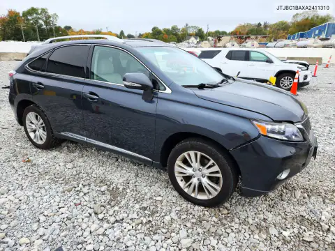 JTJBC1BAXA2411310 — 2010 Lexus RX, photo 4 from Copart, Front end