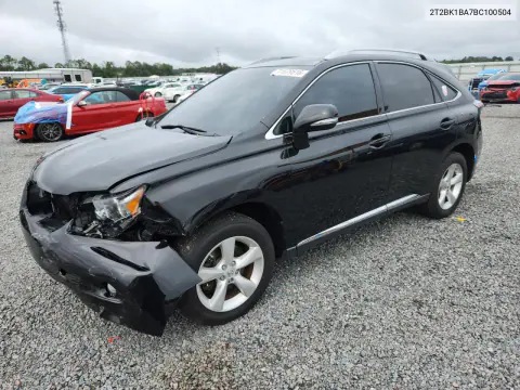 2T2BK1BA7BC100504 — 2011 Lexus RX, Передняя часть, фото до ремонта