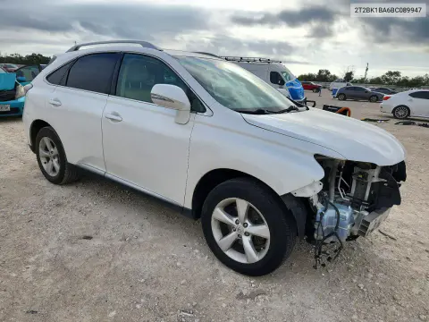 2011 Lexus Rx 350 VIN 2T2BK1BA6BC089947 фото 4