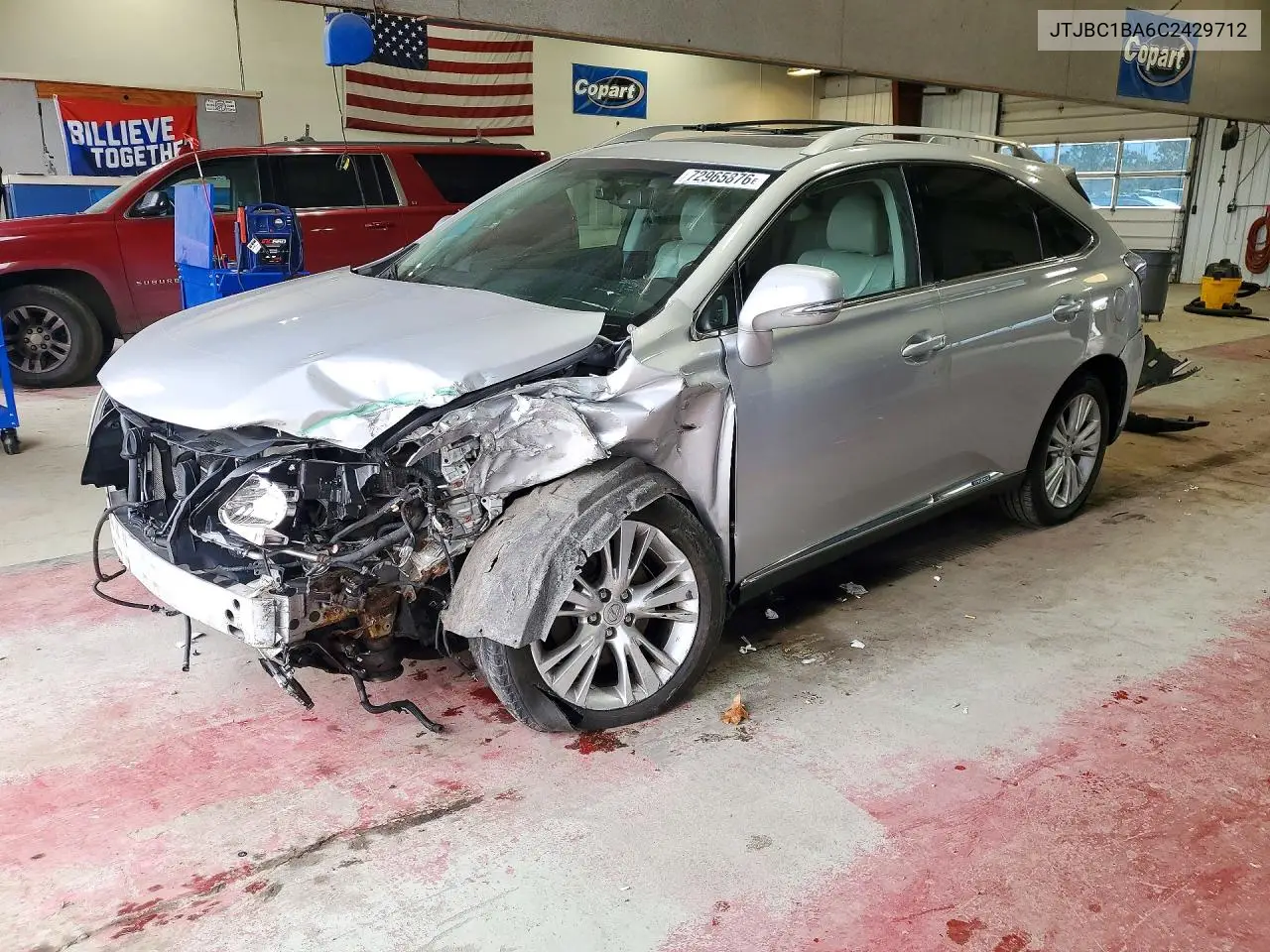 JTJBC1BA6C2429712 Lexus RX 2012 — Front end damage, before-repair photo