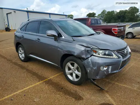 2T2ZK1BAXDC089838 — 2013 Lexus RX, фото 4 с аукциона Copart, Передняя часть