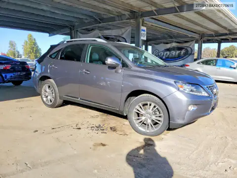2T2BK1BAXDC170615 — 2013 Lexus RX, photo 4 from Copart 27.10.2026, Front end