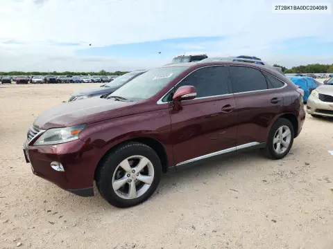 2013 Lexus Rx 350 Base VIN 2T2BK1BA0DC204089 фото 1