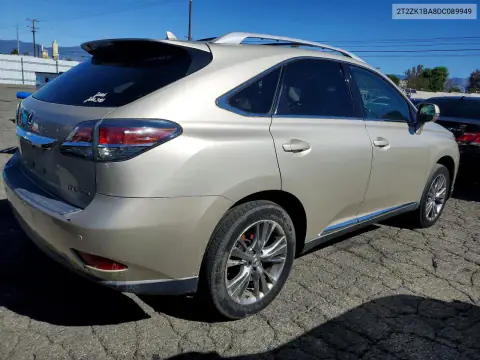 2T2ZK1BA8DC089949 — 2013 Lexus RX, фото 3 с аукциона Copart, Мелкие вмятины и царапины