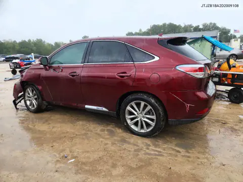 2013 Lexus Rx 450H VIN JTJZB1BA2D2009108 фото 2