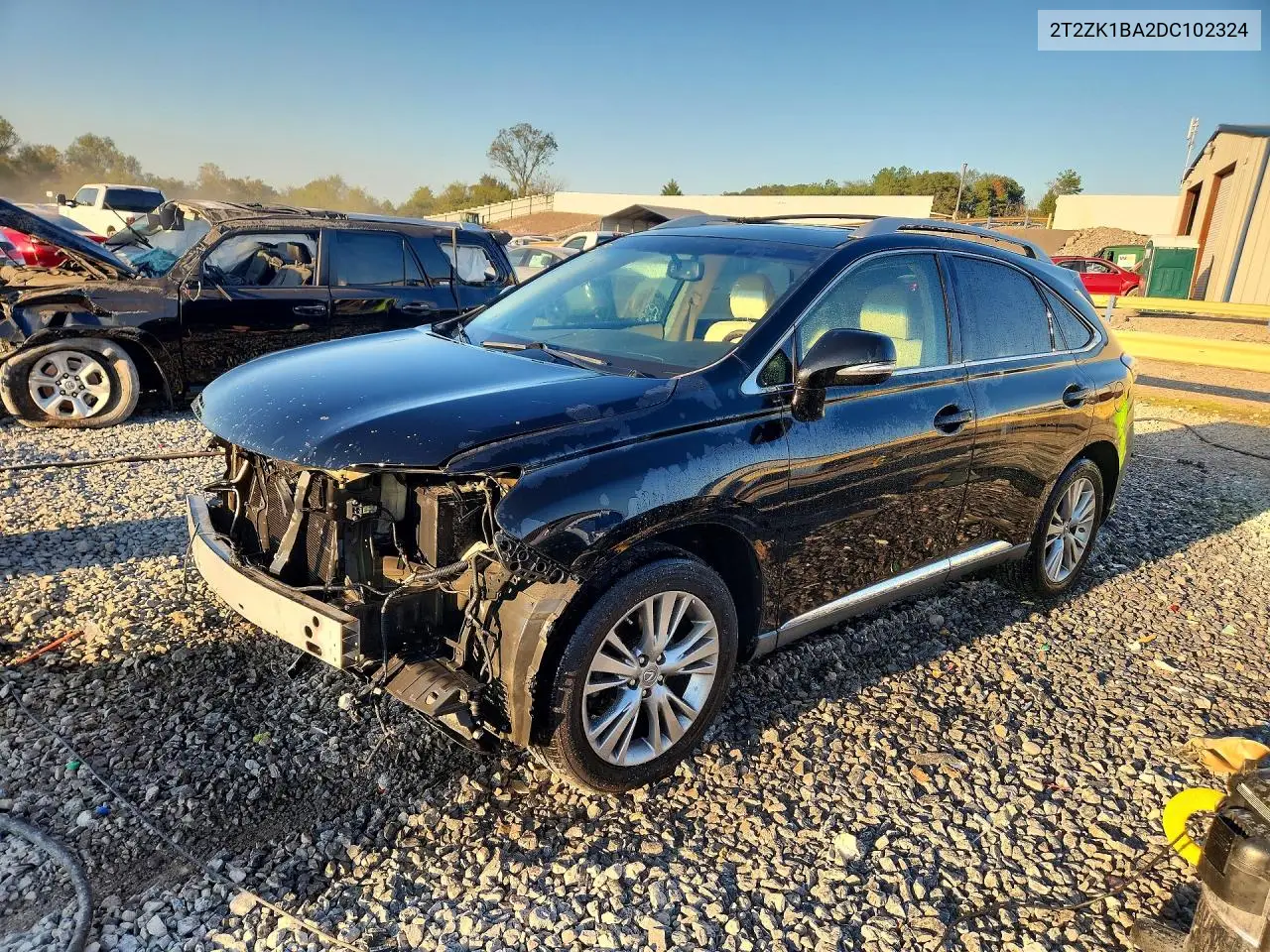 2T2ZK1BA2DC102324 Lexus RX 2013 — повреждение Передняя часть, фото до ремонта