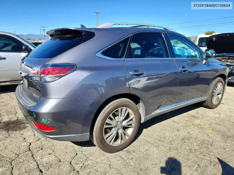2T2ZK1BA0DC130624 — 2013 Lexus RX, фото 3 с аукциона Copart, Передняя часть