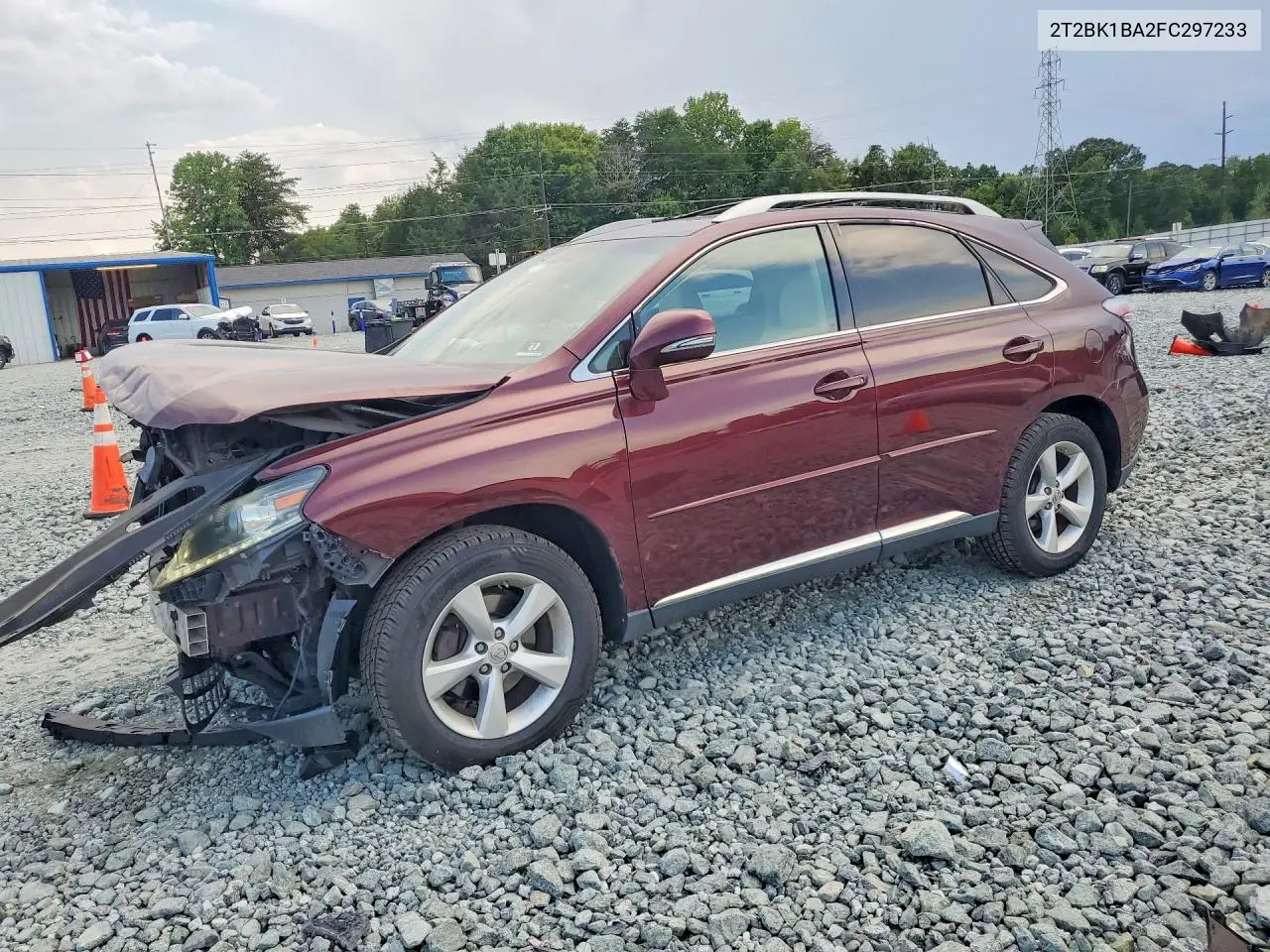 2T2BK1BA2FC297233 Lexus RX 2015 — повреждение Передняя часть, фото до ремонта