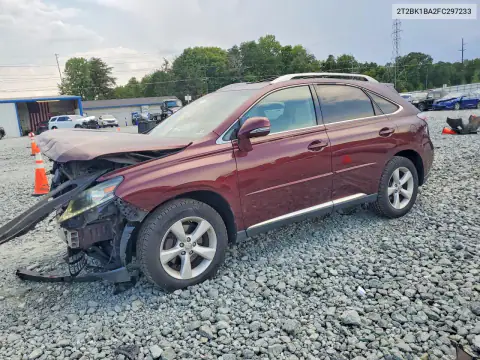 2T2BK1BA2FC297233 — 2015 Lexus RX, Передняя часть, фото до ремонта