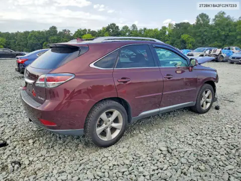2T2BK1BA2FC297233 — 2015 Lexus RX, фото 3 с аукциона Copart, Передняя часть
