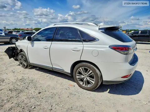 2015 Lexus Rx 350 Base VIN 2T2ZK1BA3FC178346 фото 2