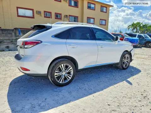 2015 Lexus Rx 350 Base VIN 2T2ZK1BA3FC178346 фото 3