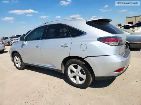 2015 Lexus Rx VIN 2T2ZK1BA4FC154122 фото 2