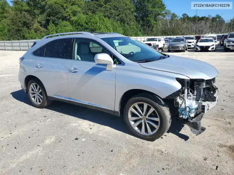 2T2ZK1BA5FC192278 — 2015 Lexus RX, фото 4 с аукциона Copart, Передняя часть