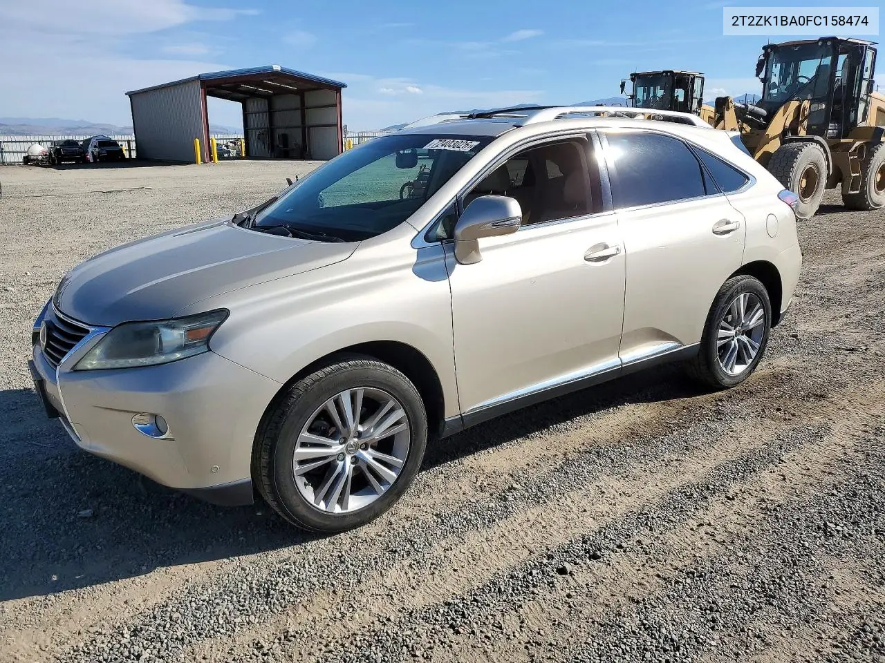 2015 Lexus Rx 350 Base VIN 2T2ZK1BA0FC158474 фото 1