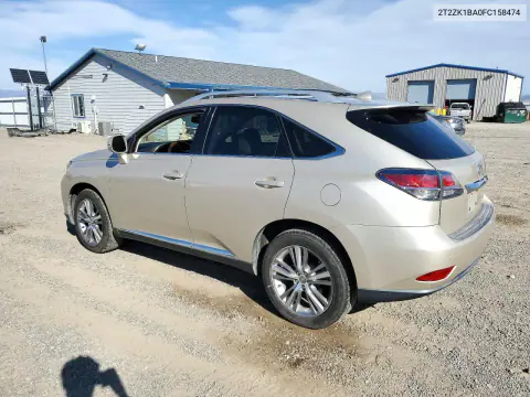 2015 Lexus Rx 350 Base VIN 2T2ZK1BA0FC158474 фото 2